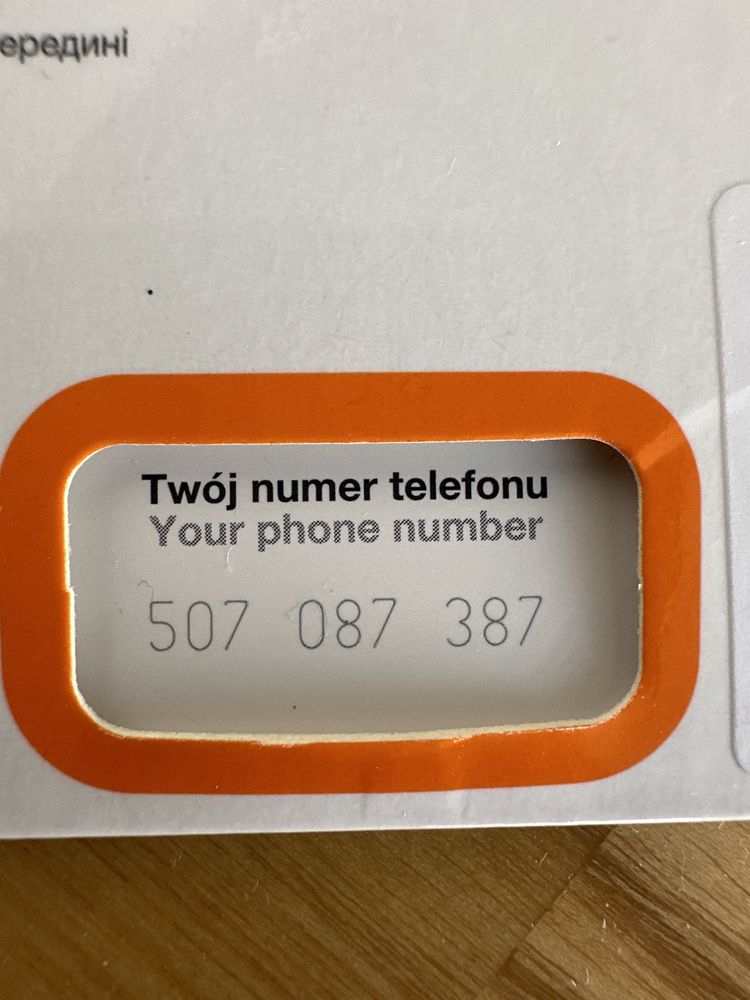 Startery Orange z unikalnymi numerami !!!