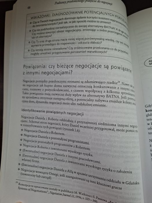 Sztuka negocjacji w biznesie Watkins