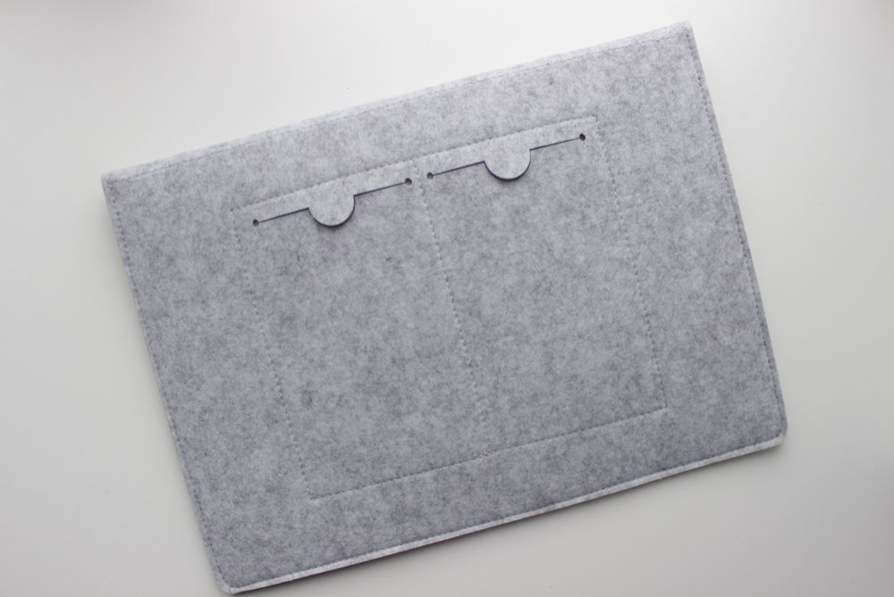 Чехол-конверт войлок фетровый для макбука MacBook Air/Pro 11/12/13/15