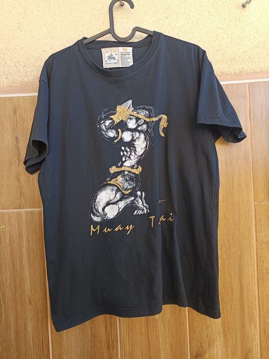 Koszulka T-shirt Muay Thai Human Fight size M Vintage Retro Y2K SWAG D