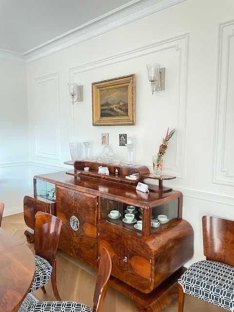 OKAZJA-  przeprowadzka Komoda i witryna art deco- komplet