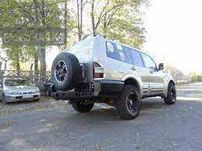 Задній бампер для Mitsubishi Pajero III (1999-2006) довга версія 8728