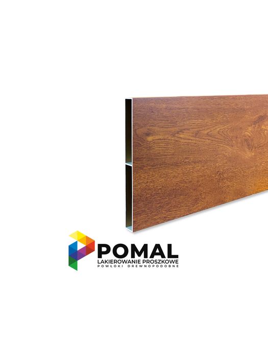 Profil wzór drewna 100X20mm imitacja/ aluminium/ ocynkowany