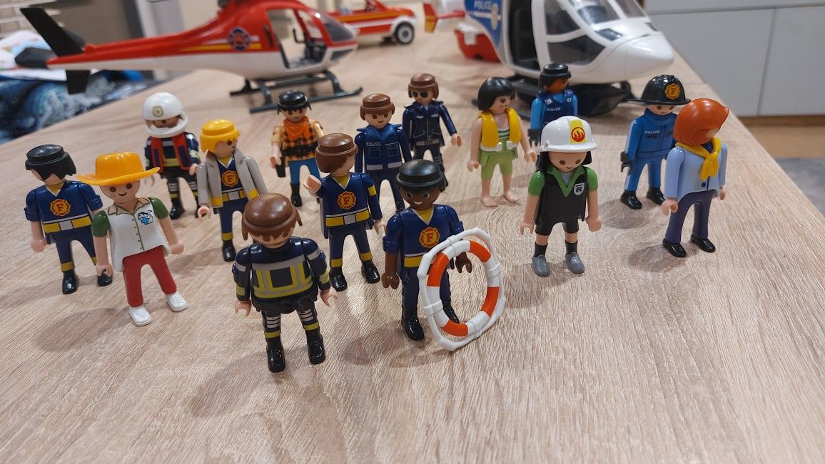 Zestaw zabawek Playmobil - straż i policja