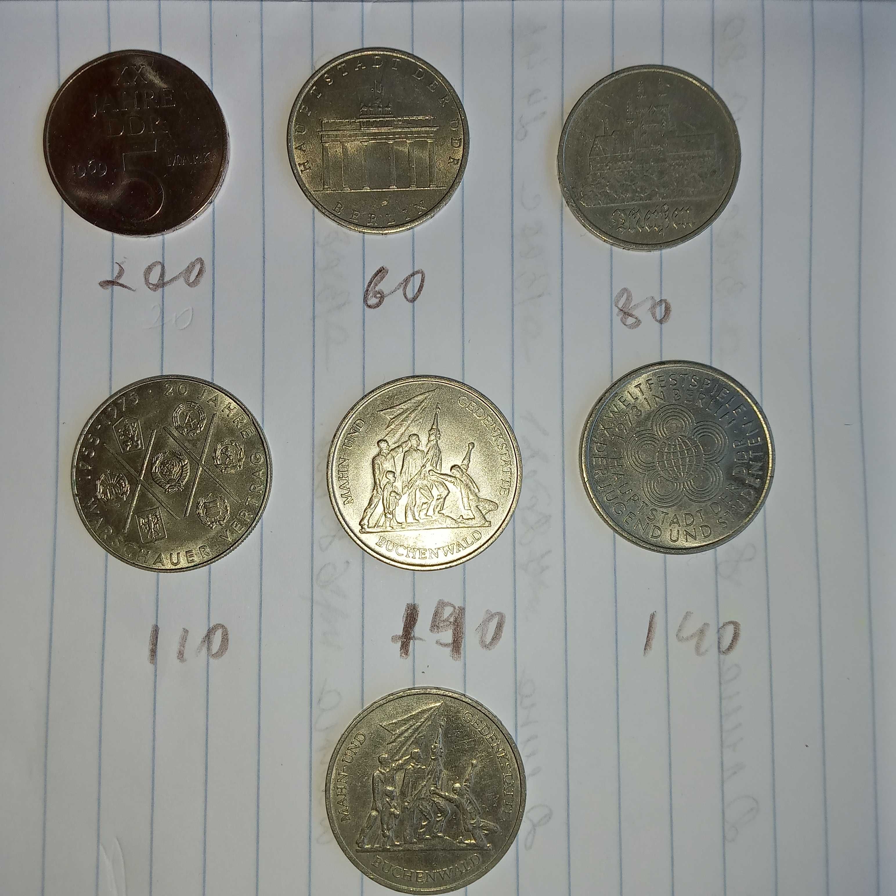 монеты 5-10 марок германии
