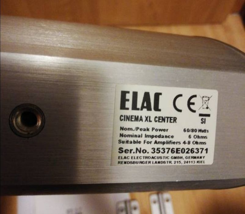 ELAC 5.1 Cinema XL set III Alu Silver HG