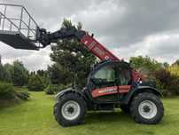 Ładowarka teleskop Case FarmLift 935 Klima 2014r szufla zboża Manit