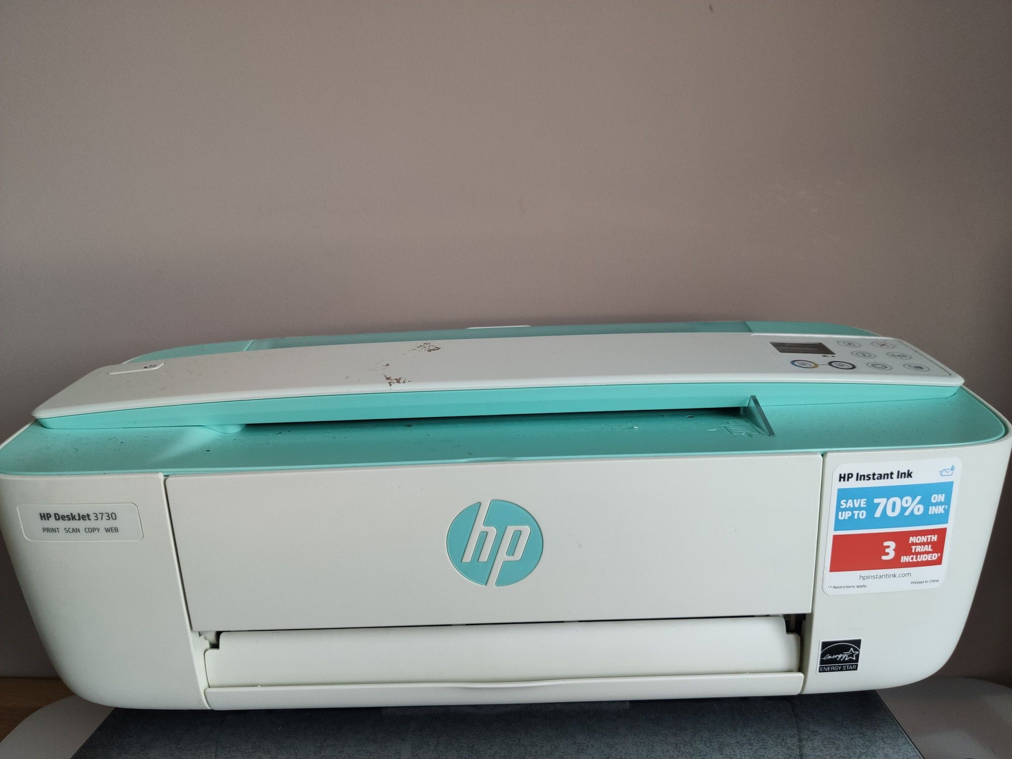 HP DeskJet 3730 Instant Ink
