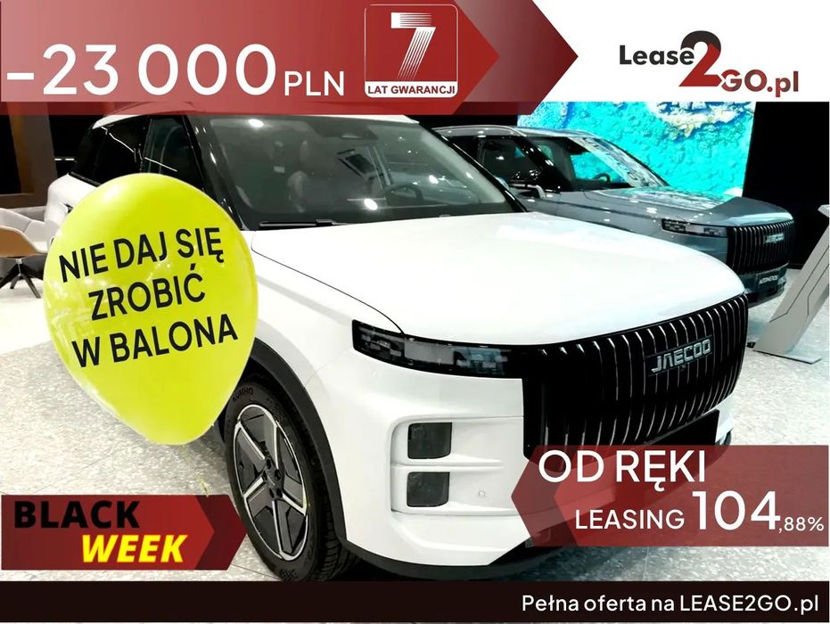 Jaecoo 7 BLACK WEEK | OD RĘKI | Leasing Promo | Kolory