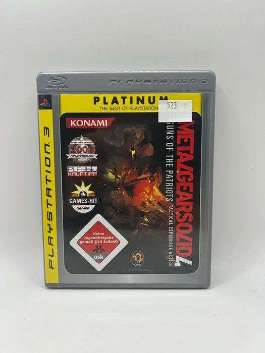 Metal Gear Solid 4 3xA Ps3 nr 0523