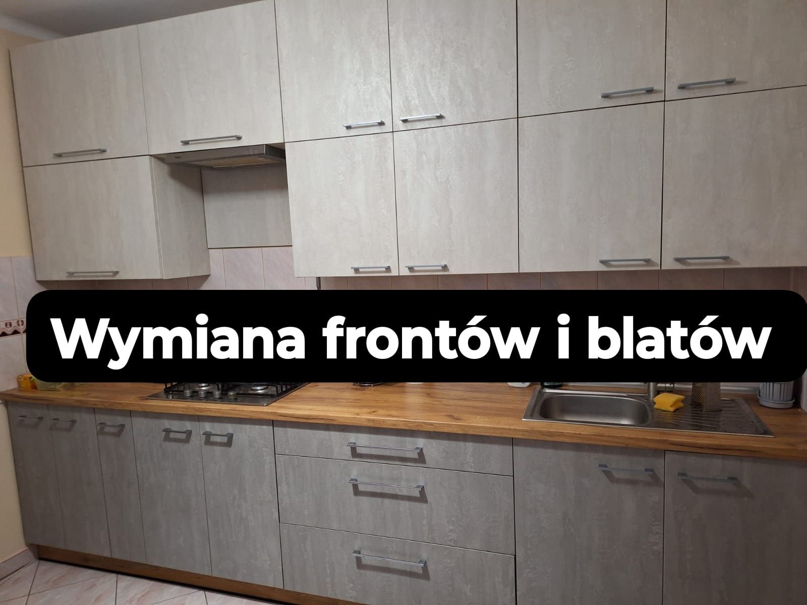 Wymiana frontów i blatów