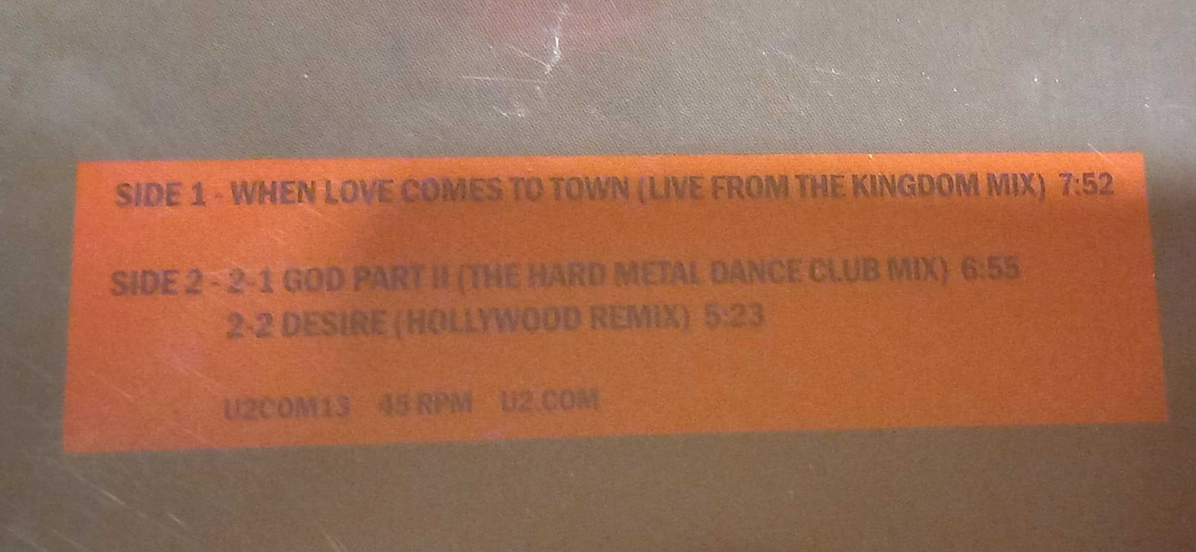 U2 3D - Dance Mixes