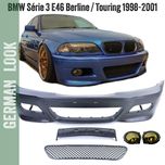 Para-choques para BMW Série 3 E46 M3 + Faróis de nevoeiro amarelos
