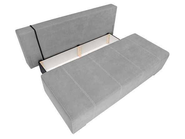 Sofa Street IV z funkcja spania szara welurowa Black Red White,BRW