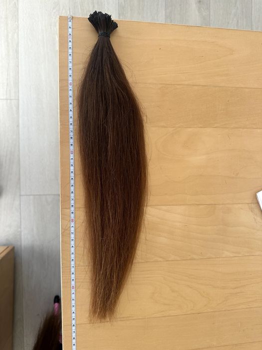 Włosy naturalne dziewicze 45cm/55cm 113g brąz #4 podatne