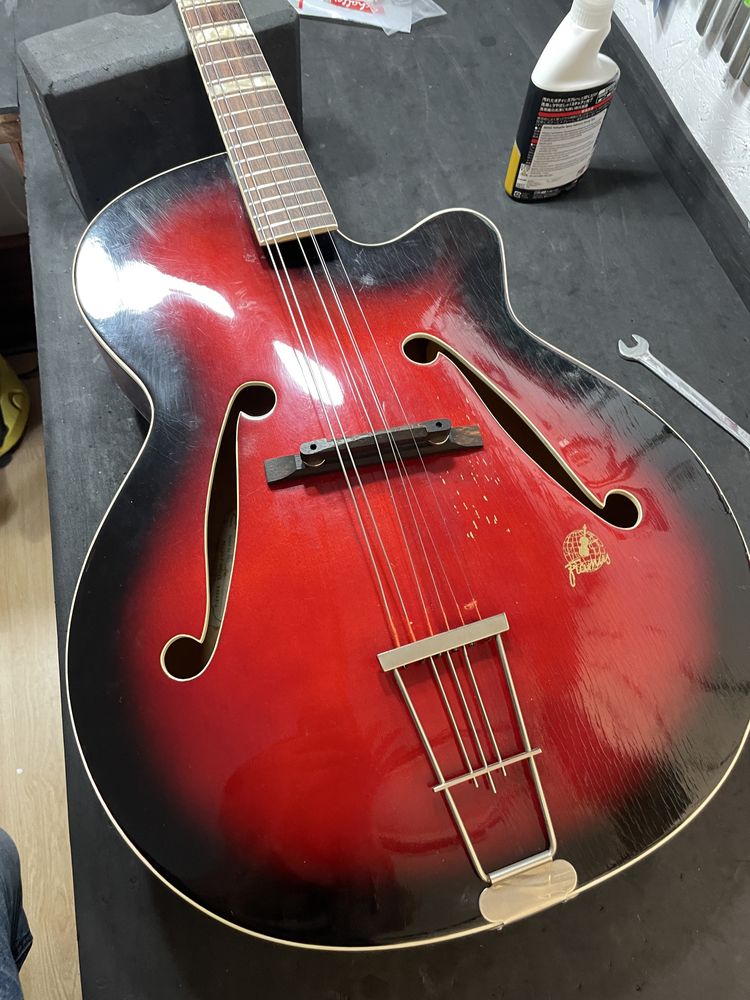 Gitara akustyczna jazzowa framus bdb stan dobre brzmienie klasyk