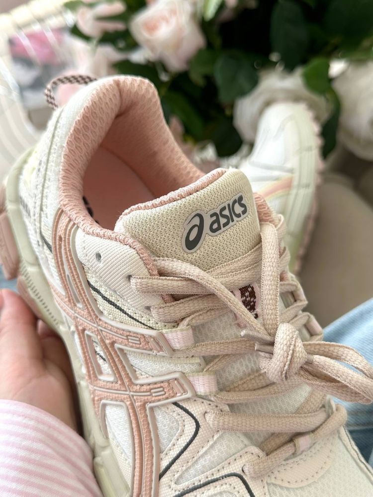 Asics Gel Kahana 8 Pink Beige асікс асікси рожеві бежеві