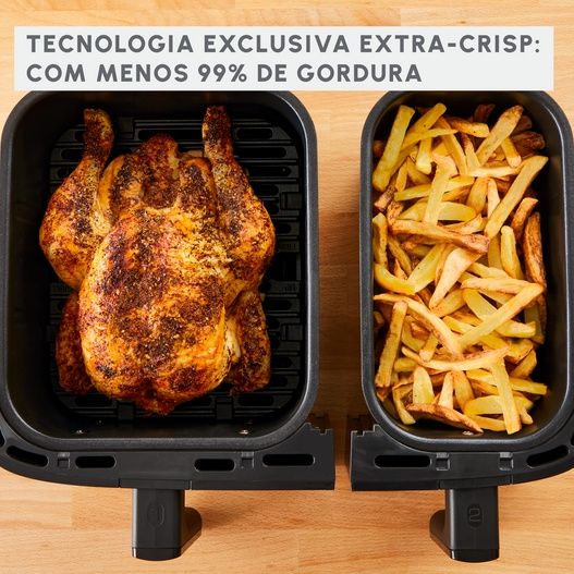 Comprada em 18/08/2025 - Air Fryer Moulinex Dual Easy Fry & Grill 8.3