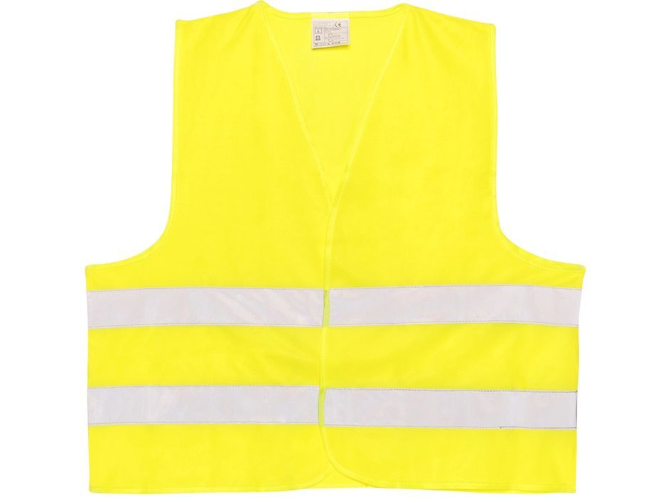 Kamizelka odblaskowa ostrzegawcza XL żółta rzepy samochodowa rowerowa