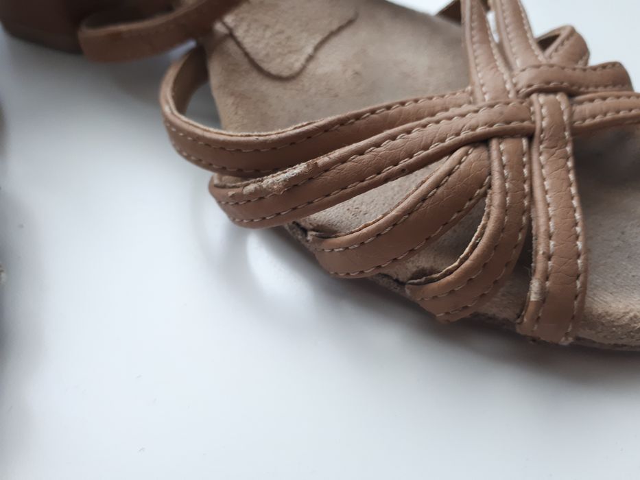 buty do tańca latino na klocku 3,5cm dziewczęce długość wkładki 21,5cm