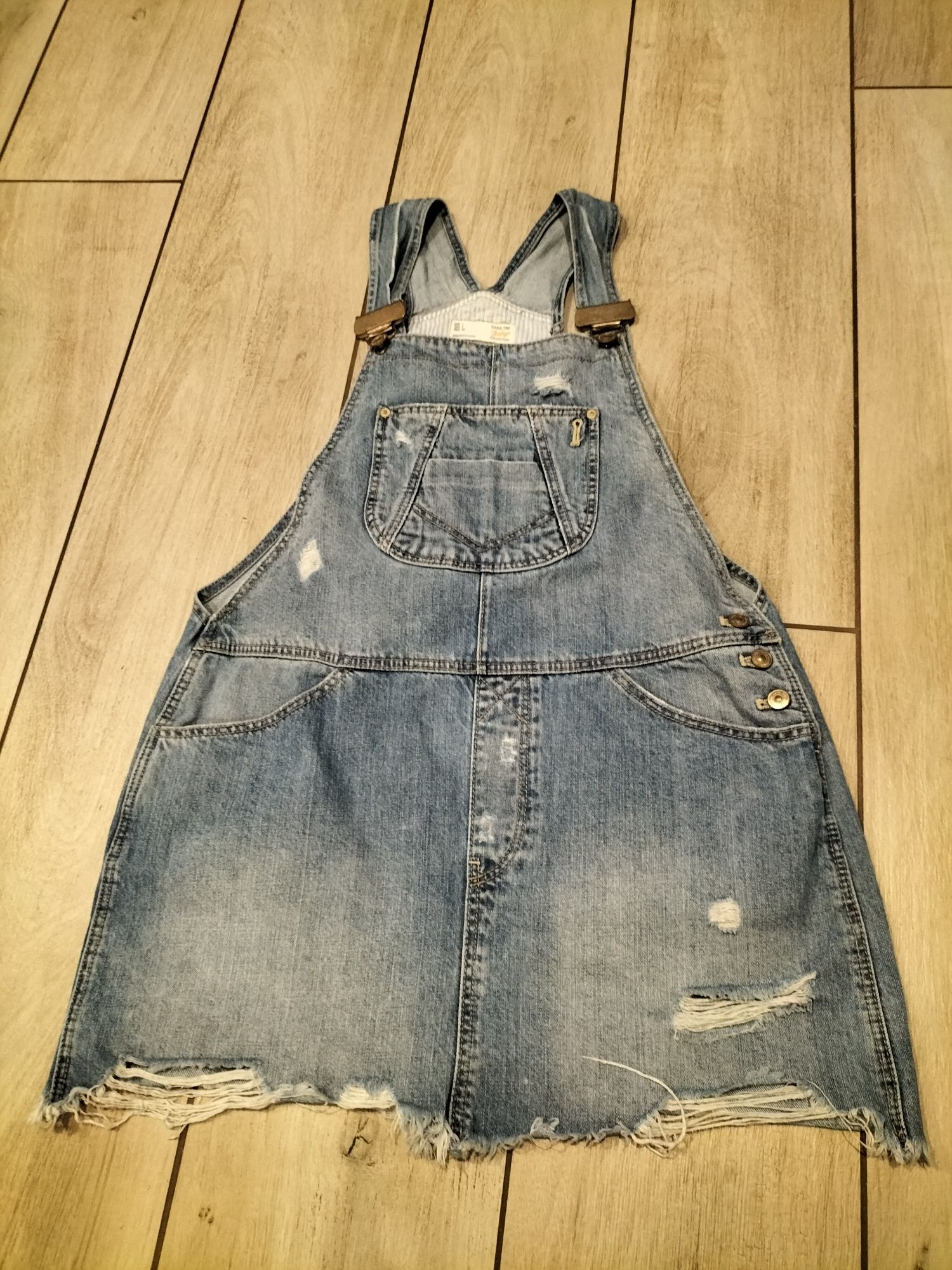 Sukienka ogrodniczka Zara 146 152