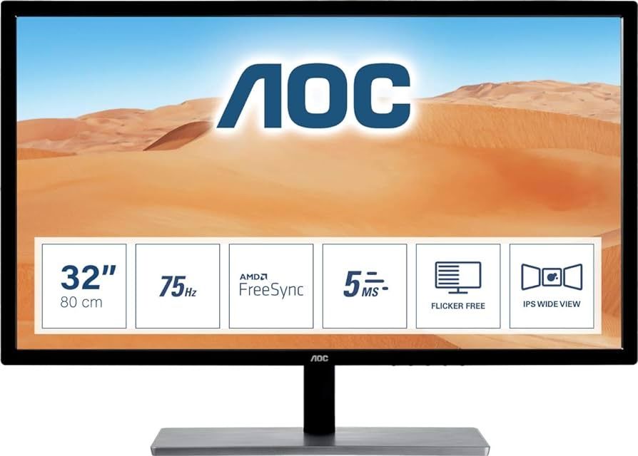 Monitor AOC 31.5' 2560x1440 LED