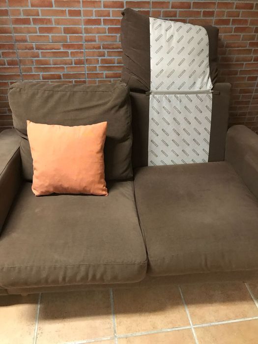 Vendo sofá castanho da marca Sancal