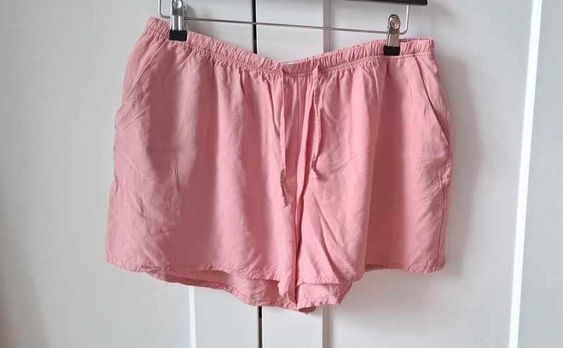 Różowe wiskozowe spodenki rozmiar 42