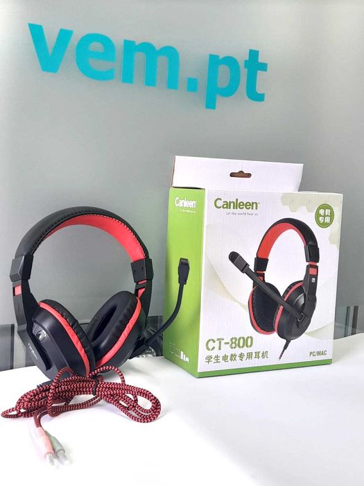 Ascultadores HeadPhones com Microfone - Novos