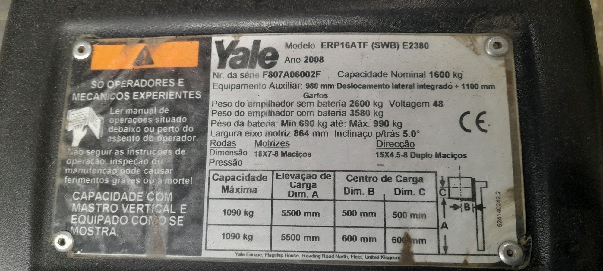 Empilhador eletrico recondicionado