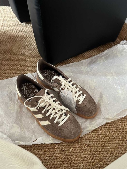 Buty damskie Trampk Piłka ręczna adidas brązowy R.37