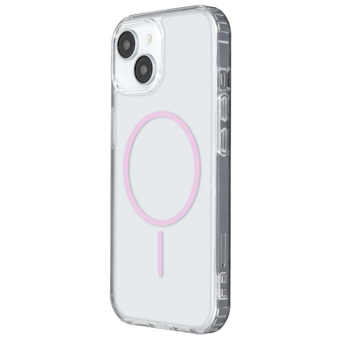 Nakładka Anti Shock Thin Mag do iPhone 17 Pro 6,3" różowa open ring