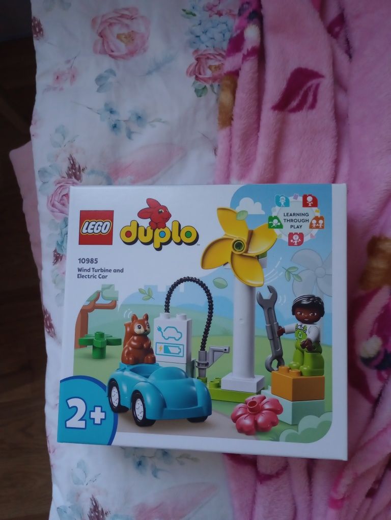 LEGO Duplo 10985 turbina wiatrowa i samochód elektryczny