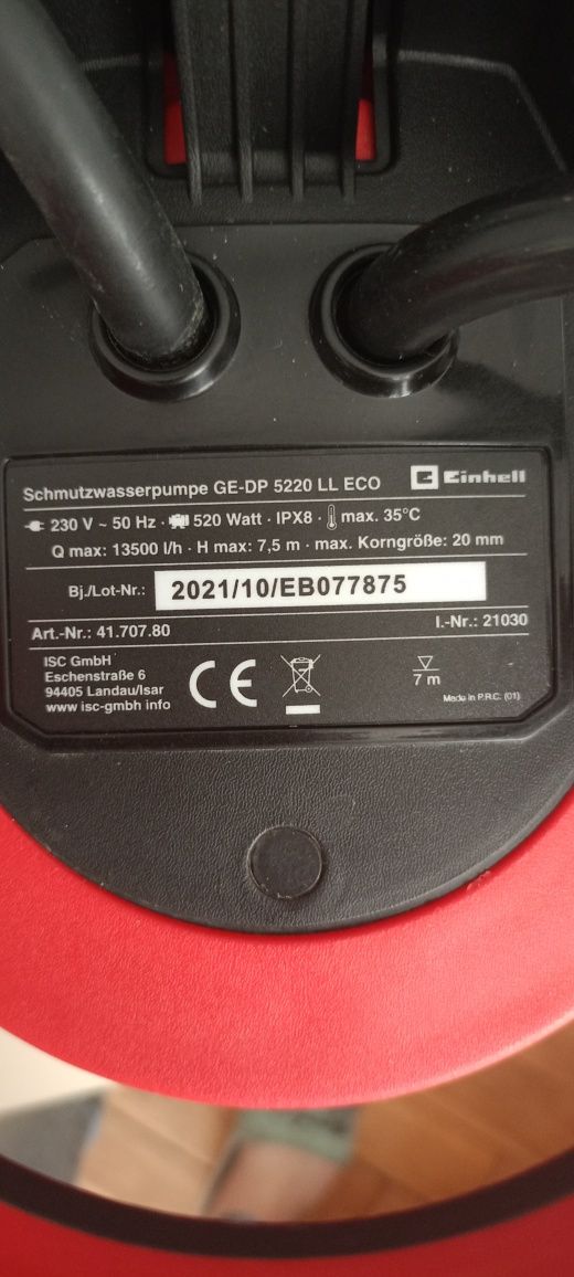 Pompa ściekowa Einhell GE-DP 5220 L