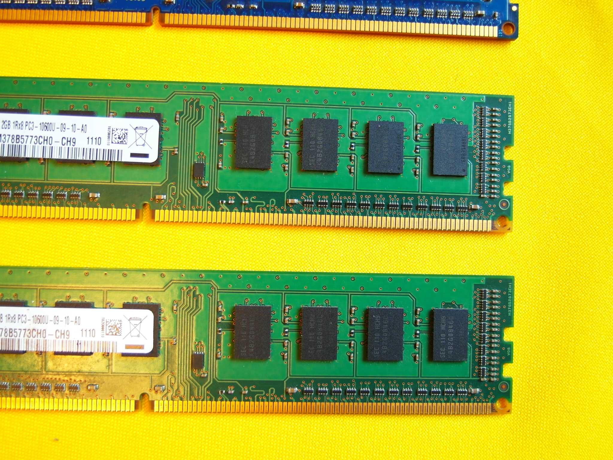 Оперативная память DDR 3 по 2 Гб Самсунг Кингстон и др