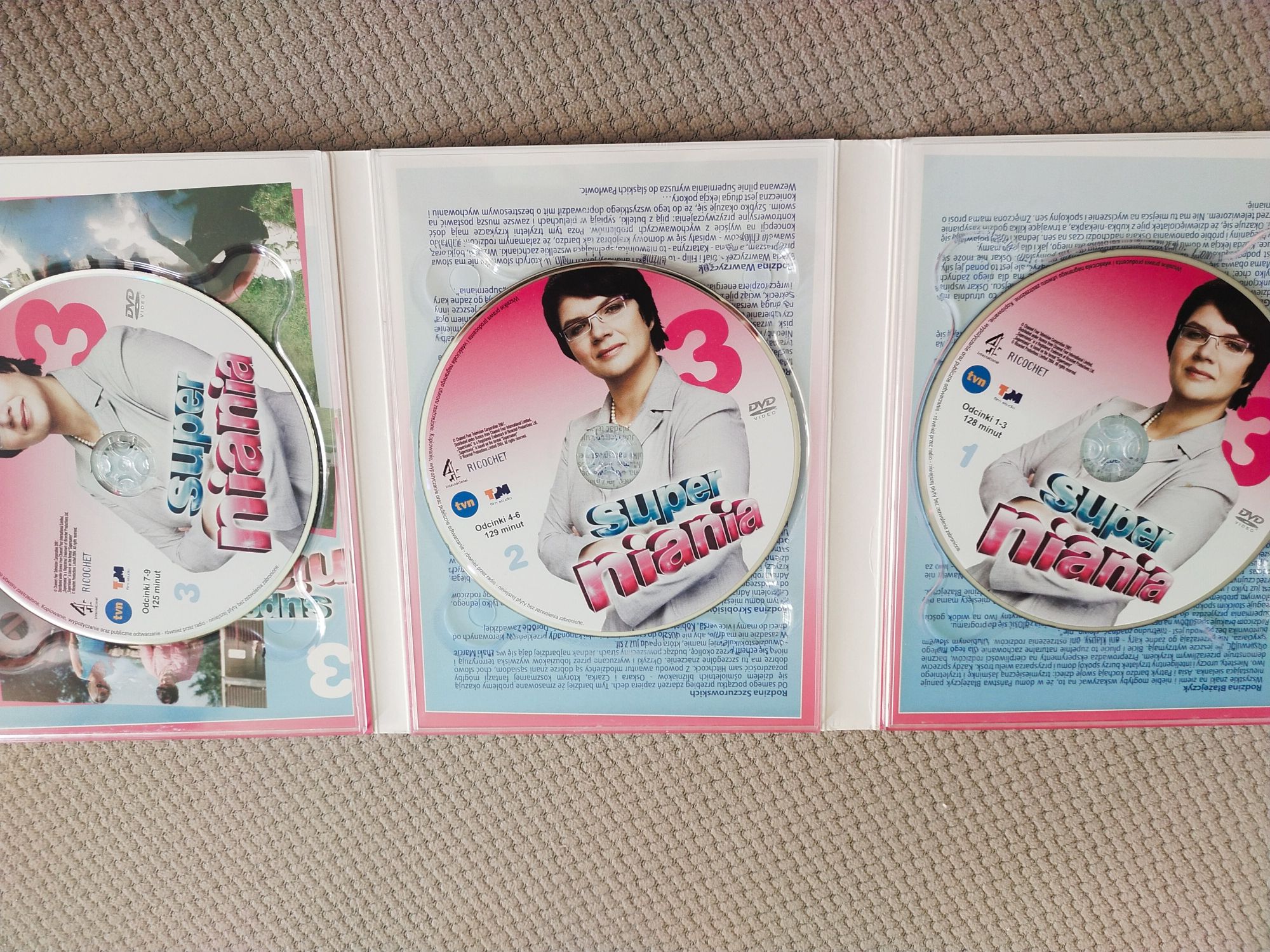 Super Niania dvd 1, 2 i 3 część