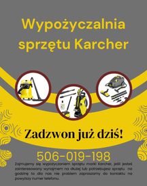 Wynajem sprzętu Karcher