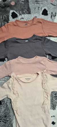 4x body prążek H&M  86/92  reserved