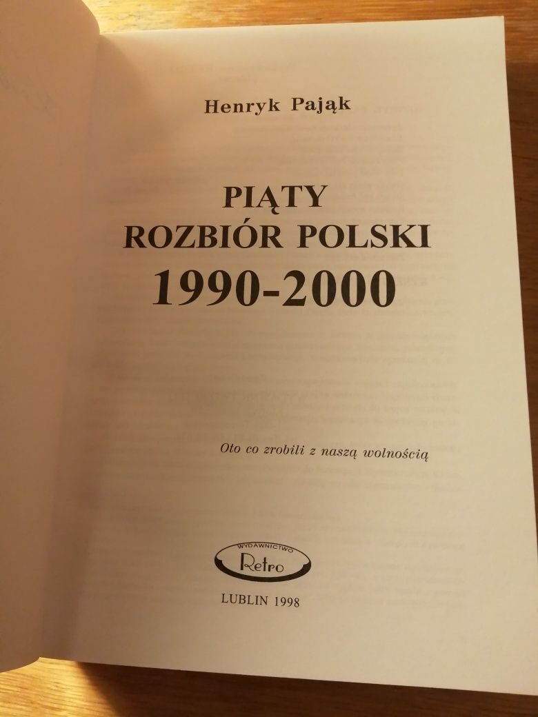 Piąty rozbiór polski pająk