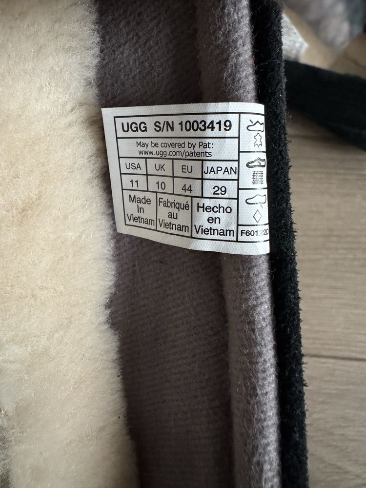 UGG Alder Slipper чоловічі мокасини 44р