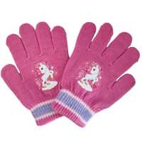 Rękawiczki Dla Dziewczynki Na Jesień Unicorn Jednorożec