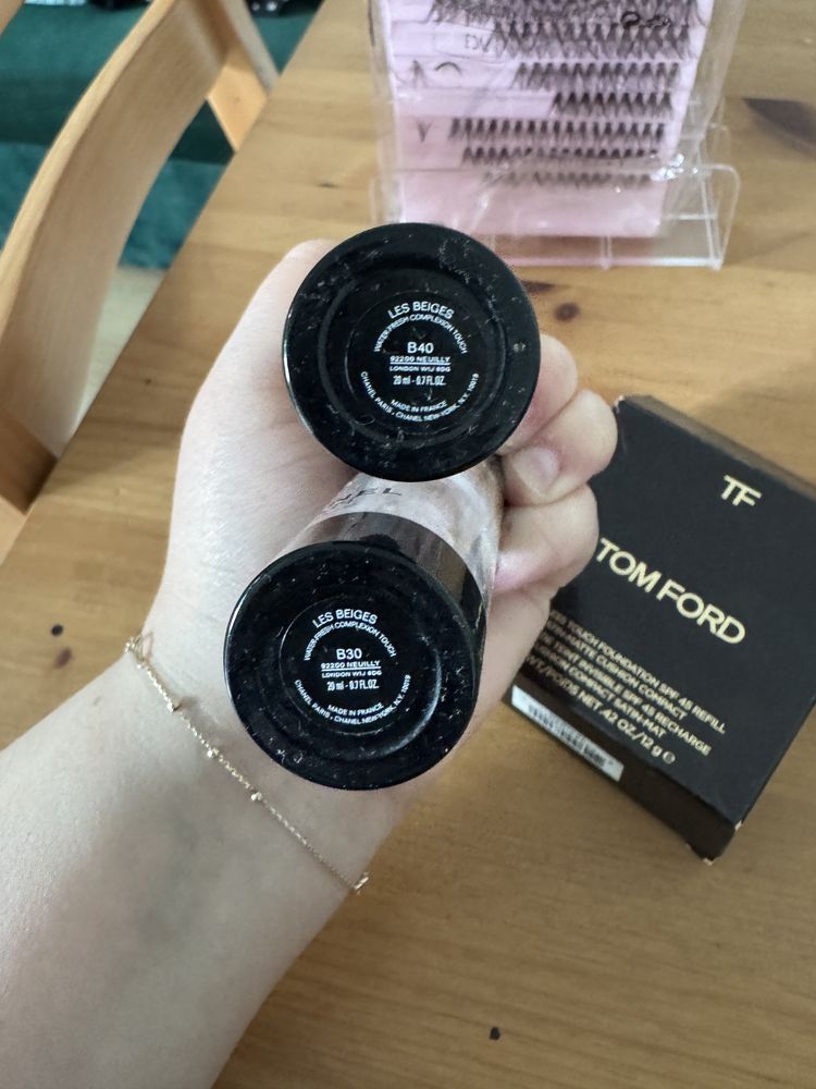 Podklady chanel i tom ford podkład do makijażu zestaw