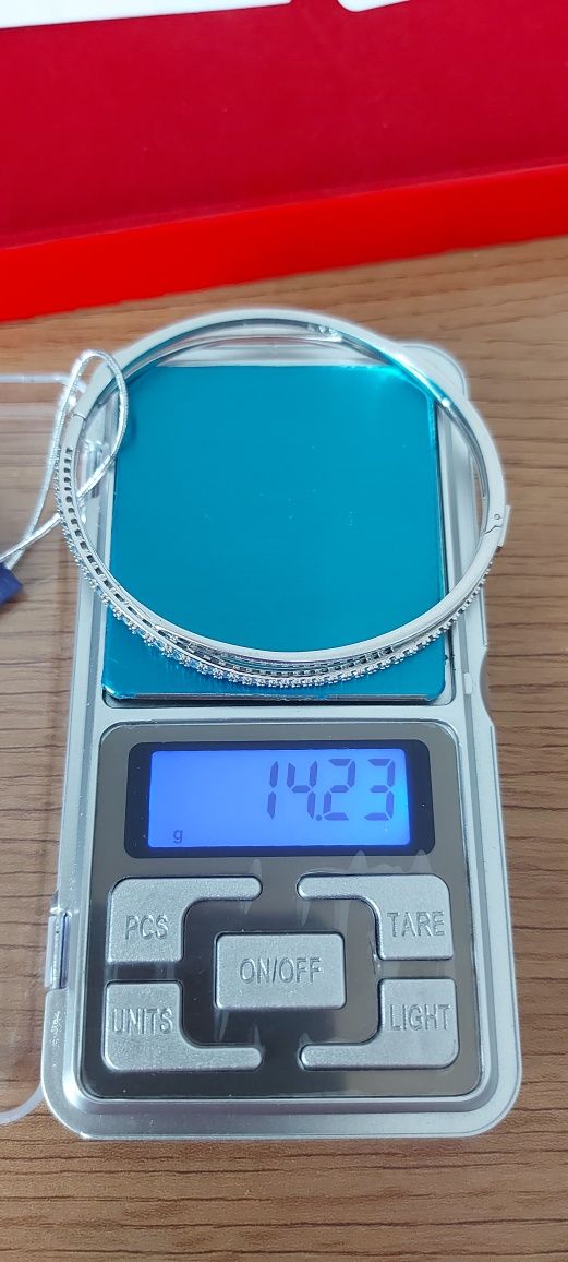 Bransoletka Swarovski Twist Rows, niebieska, powlekana rodem