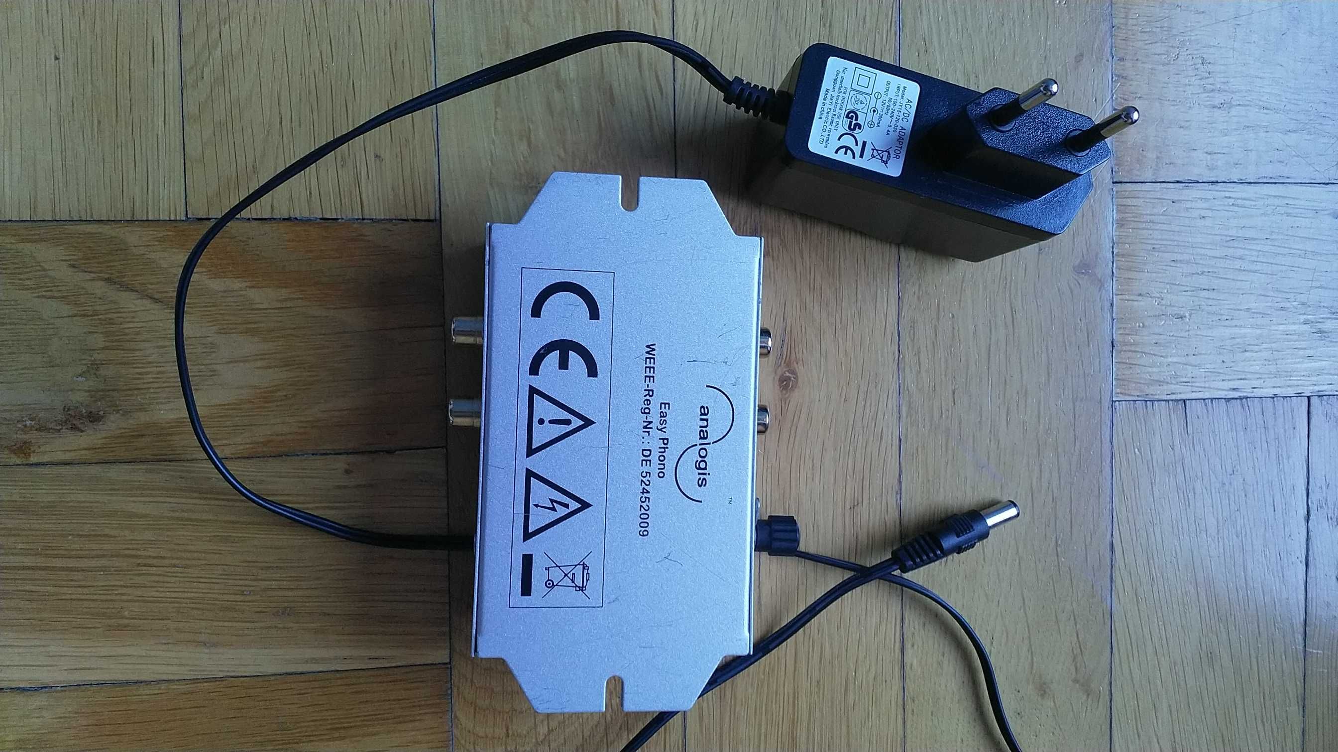 przedwzmacniacz gramofonowy Analogis easy phono z zasilaczem