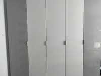 Drzwi do szafy pax ikea 55/229 połysk biały szary