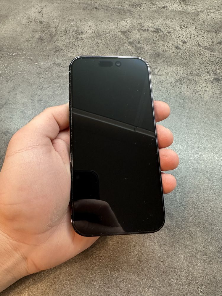 iPhone 14 Pro 128GB czarny – Stan BDB, po wymianie płyty