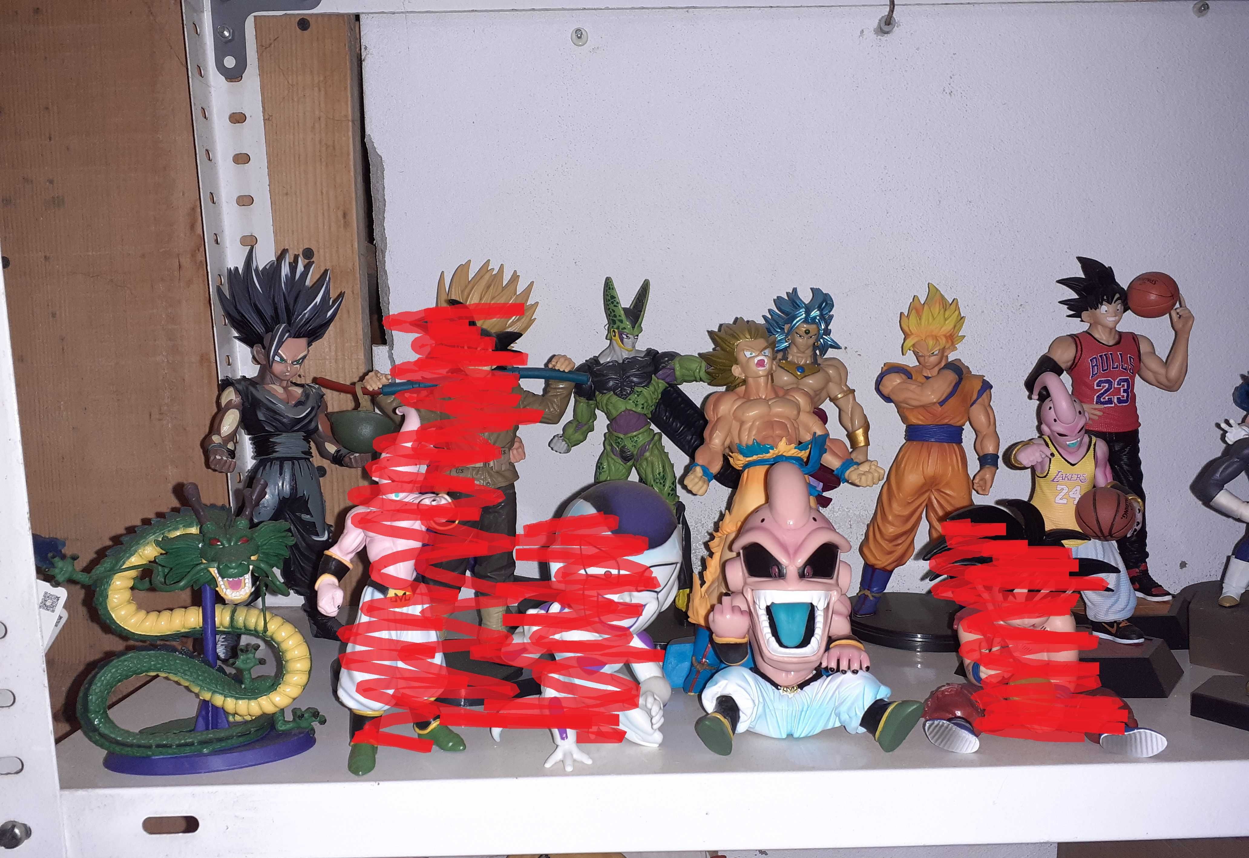 Figuras Dragon Ball Z Freeza Son goku vegeta cell broly trunks piccolo