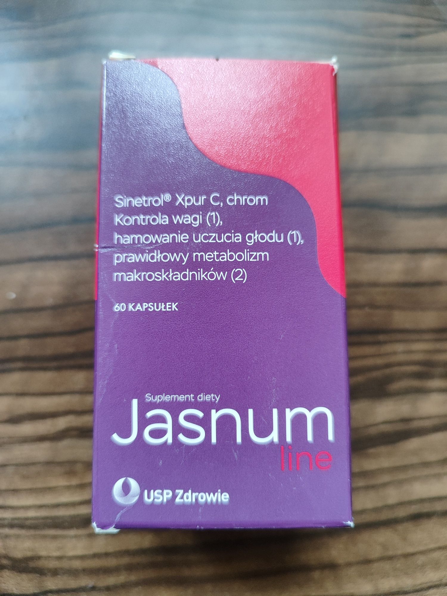 Jasnum Line, 60 kapsułek suplement wspierający odchudzanie, chrom