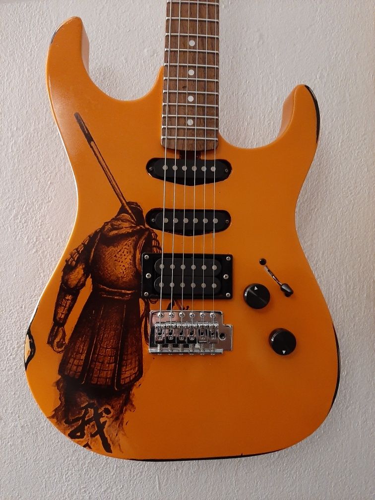 Gitara elektryczna super strat custom vintage HSS nie Ibanez