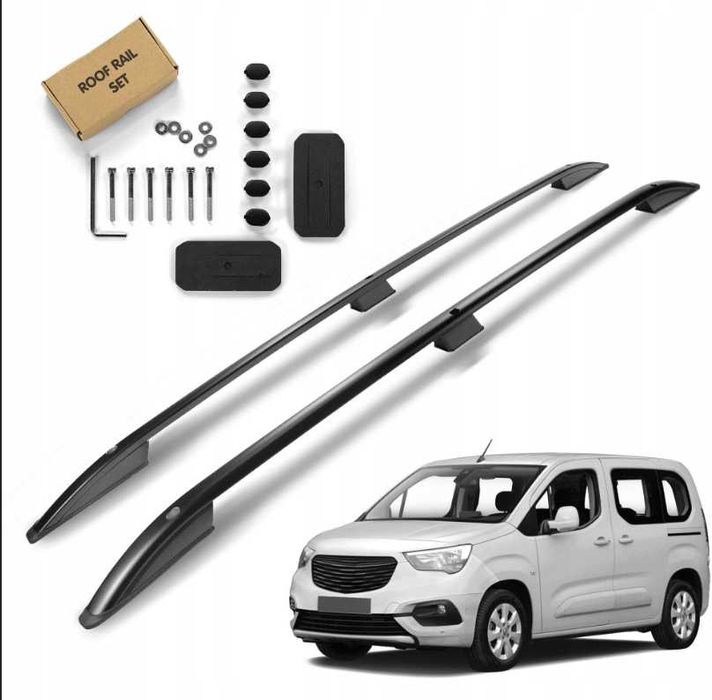 Relingi dachowe bagażnik do OPEL COMBO E 2018- SHORT | KRÓTKI